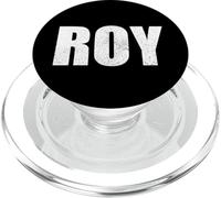 Roy First Name Birthday retro dad name personalized PopSockets PopGrip for MagSafe