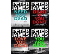 Roy Grace Series Peter James 4 Books Collection Set (You Are Dead,Love You Dead,Need You Dead,Dead If You Don't)