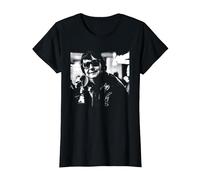 Roy Orbison Black and White Photo by Everard Smith T-Shirt, Women, Black, Small