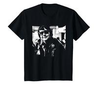 Roy Orbison Black and White Photo by Everard Smith T-Shirt, Youth, Black, Medium