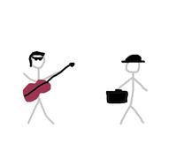 Roy Orbison 'I Drove All Night' Humour Greeting Card