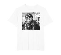 Roy Orbison Photo by Everard Smith T-Shirt, Men's Big and Tall, White, 4X Tall