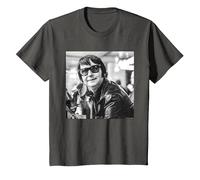 Roy Orbison Photo by Everard Smith T-Shirt, Youth, Asphalt Grey, X-Small
