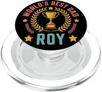 Roy World's Best Dad Fathers Day Birthday PopSockets PopGrip for MagSafe