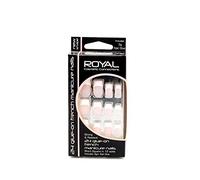 Royal 24 Glue-On French Manicure Short Square Nails