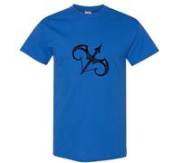 (Royal, 3XL) Sagittarius Horoscopes Zodiac Symbol Star Sign Art Men T Shirt Tee Top