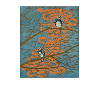 Royal Academy of Arts, Stephen Chambers, Birds of Extinction, Blank Single Greeting Card, (12x 17cm)