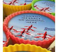 Royal Air Force RAF - 20 x 5cm Personalised Edible Cupcake Toppers on Premium Icing