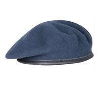 Royal Air Force RAF Blue Grey Officers Small Crown Beret 59 cm, 7 3/8, Blue