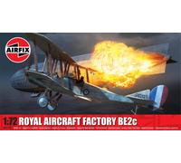 Royal Aircraft Factory BE2c Model Kit Military Plane Airfix Replica 1:72 Scale