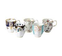 Royal Albert 100 Years 40017522 1900-1940 Mug 0.4Ltr/14.1 Floz, Mixed Set of 5