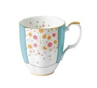 Royal Albert 100 Years 40017554 1930 Deco Mug, 0.4Ltr/14.1 Floz, Mint, Bone China