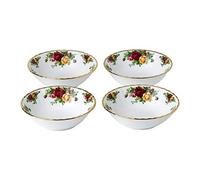 Royal Albert 1051424 Old Country Roses Bowls 4pc Set, Bone China, Gold