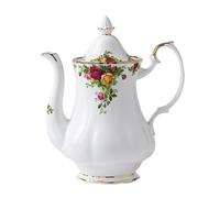 Royal Albert 15210051 Old Country Roses Coffee Pot L/S 1.25Ltr White, Bone China, 22.9