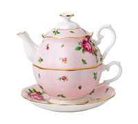 Royal Albert 40002520 Modern Vintage Tea for One, Rose Pink