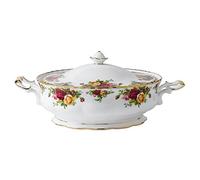 Royal Albert IOLCOR00406 Old Country Roses Vegetable Fine Bone China Multi, Covered Veg Dish 1.4ltr