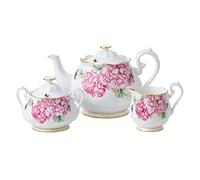 Royal Albert Miranda Kerr Friendship 40001821 Teapot, Sugar & Cream 3 Pc Set, Fine Bone China