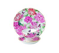 Royal Albert Miranda Kerr Grattitude 40001839 Teacup, Saucer & Side Plate 20cm 3 Pc Set, Bone China, Multi-White