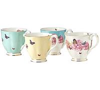 Royal Albert Miranda Kerr Mixed Patterns Vintage Mug Set of 4