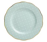 Royal Albert Modern Vintage POLROS25811 20cm Side Plate Polka Rose, Fine Bone China, Green, Porcelain