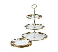 Royal Albert 1051423 Old Country Roses Cake Server 5 pc Set, Bone China, Multi