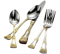 Royal Albert Old Country Roses 20Piece Flatware Set Golden