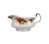Royal Albert Old Country Roses IOLCOR00110 Sauce Boat 0.5Ltr, White, Fine Bone China, Multi