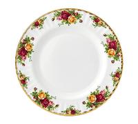 Royal Albert - Old Country Roses Plate Gift - Vintage Fine Bone China Serving Dinner Plate - Large Size - Floral Pattern, 27cm