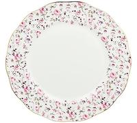 Royal Albert Rose Confetti Vintage Dinner Plate, 10.6", White