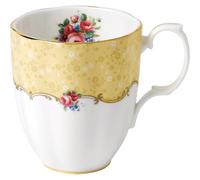 Royal Albert 100 Years 40017558 1990 Bouquet Mug 0.4L/14.1floz Yellow, Bone China