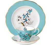 Royal Albert 100 Years Anniversary Teacup, Saucer & Plate Set, 8", FESTIVAL