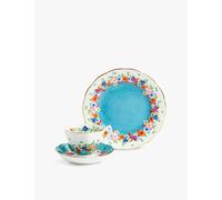 Royal Albert Royal Albert 100 Years Florence 1940 Bone-China Tea-Cup, Saucer and Plate Set