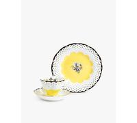 Royal Albert Royal Albert 100 Years Wanda 1920 Bone-China Tea-Cup, Saucer and Plate Set