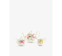 Royal Albert Miranda Kerr Australiana Teapot Sugar Cream White 3PCS