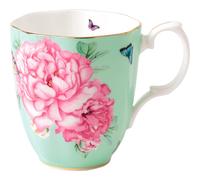 Royal Albert Green and Pink Miranda Kerr Friendship Mug