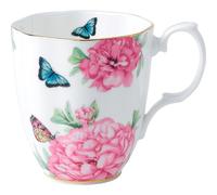 Royal Albert White, Pink and Green Miranda Kerr Friendship Mug