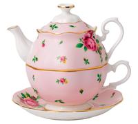 Royal Albert 40002520 Modern Vintage Tea for One, Rose Pink