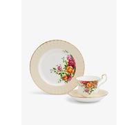 Royal Albert Royal Albert Old Country Roses Bone China 3-Piece Tea Set