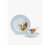 Royal Albert Royal Albert Old Country Roses Bone China 3-Piece Tea Set