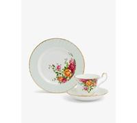 Royal Albert Royal Albert Old Country Roses Bone China 3-Piece Tea Set