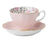 Royal Albert Royal Albert Rose Confetti Vintage Teacup and Saucer