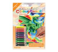 Royal and Langnickel A5 Colour Pencil by Numbers - Fire Breathing Dragon