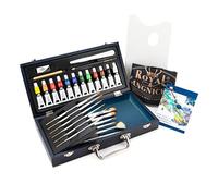 Royal & Langnickel Acrylic Wooden Box Brush Set