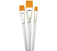 Royal and Langnickel All Media Glaze and Wash 3 Artist Paint Brush Set