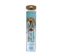 Royal and Langnickel Aqualon Filbert and Angular Brush Set (Pack of 5)