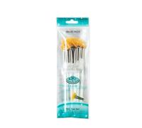 Royal and Langnickel Aqualon Wisp Fan Brush Set (Pack of 5)