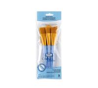 Royal and Langnickel Crafter's Choice Taklon Variety Brush Set - Gold (Pack of 3)