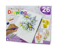 Royal and Langnickel Drawing Made Easy 4 Flower Projects Set