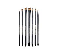 Royal and Langnickel Majestic Premium Filbert and Angular Brush Set (Pack of 7)