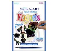 Royal and Langnickel Rainbow Foil Engraving Art Magnets - Safari Animals